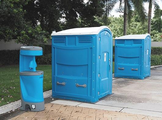 we offer convenient delivery and pickup services for our handicap/ada portable restrooms