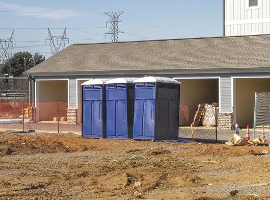 the frequency of servicing construction portable toilets depends on the number of workers and usage, but typically it is done on a weekly basis